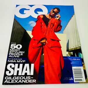 GQ Magazine Nov 2025-50 MOST STYLISH PEOPLE ALIVE  & MVP SHAI GILGEOUS-ALEXANDER